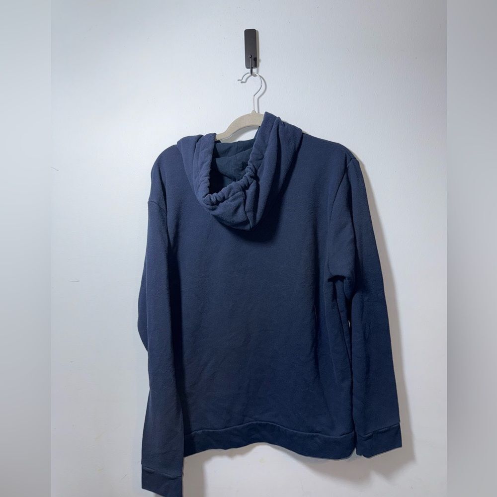 Topgolf Navy Blue Unisex Logo peace sign Hoodie Sweatshirt Size Large GUC - Picture 6 of 8